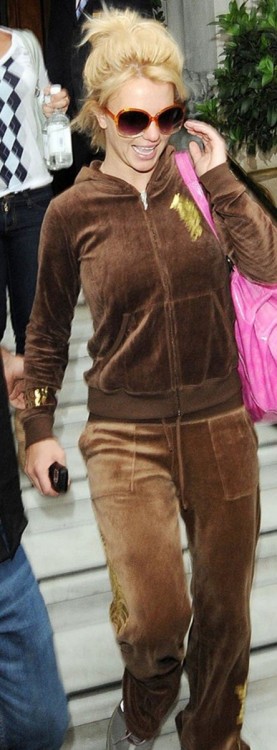 Does anyone else have this brown velour Britney Spears tracksuit ...